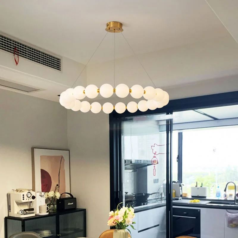 Żyrandol wiszący LED Celeste z akrylu 42 W z pilotem, ściemnialny, 3000 K/4000 K/6000 K, złoty, metal i akryl