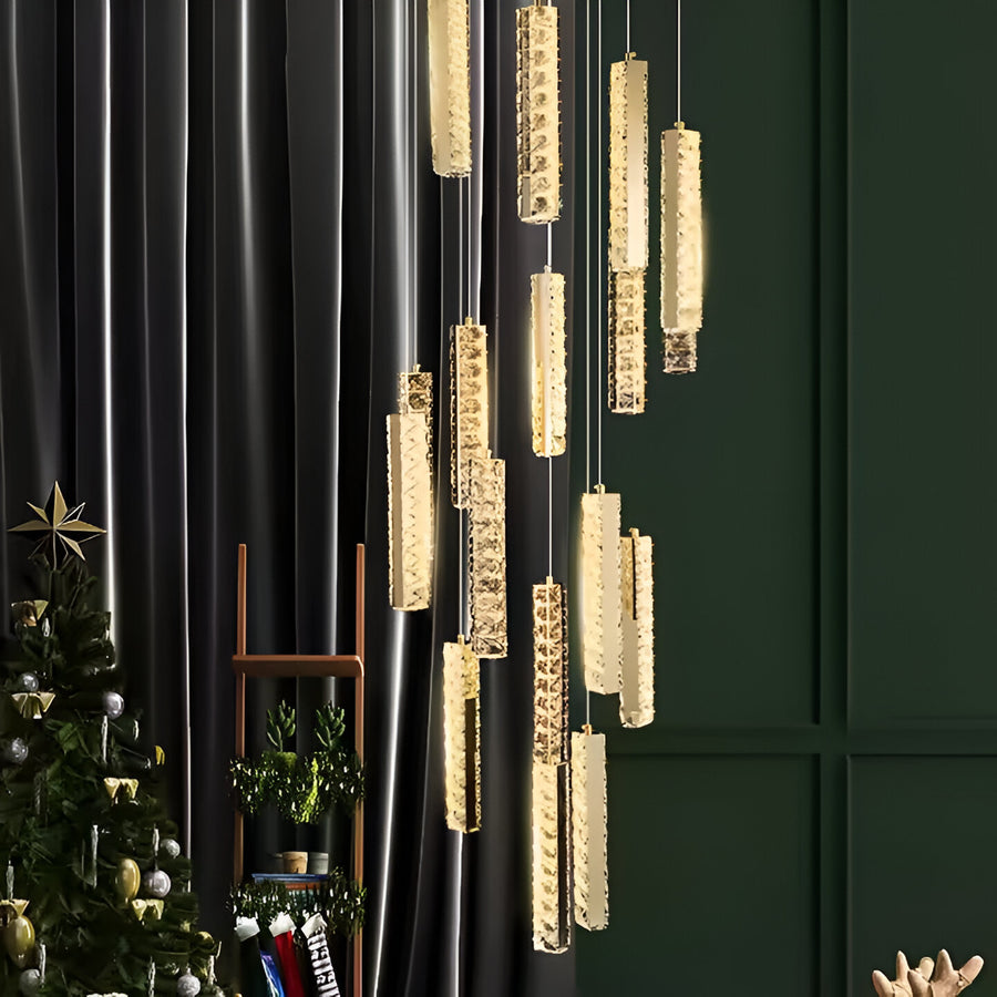 Żyrandol kryształowy LED 80W Amiri 60Cm