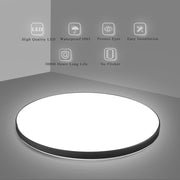 Lampa sufitowa LED SOLIS 37cm 33W Zimne światło Czarna