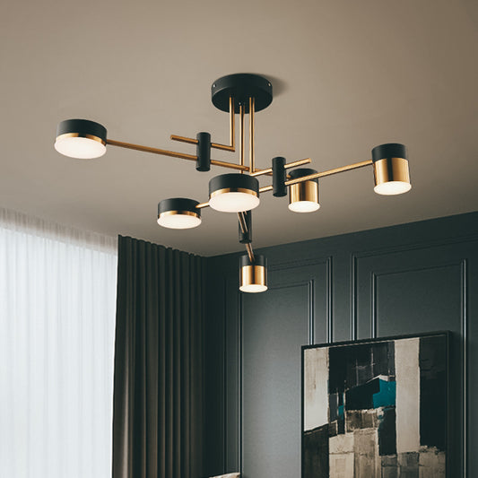 Żyrandol LED Palius 48W czarny