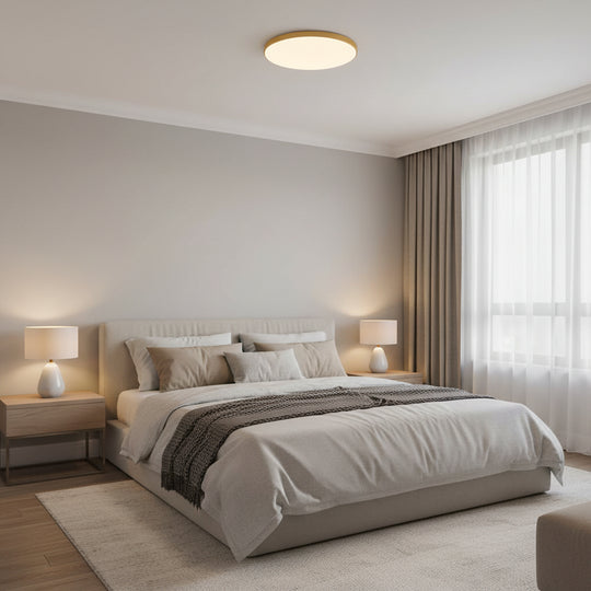 Lampa sufitowa LED SOLIS 47cm 48W Zimne światło Złote Lampy sufitowe LED Domyślny tytuł Alessandro Design