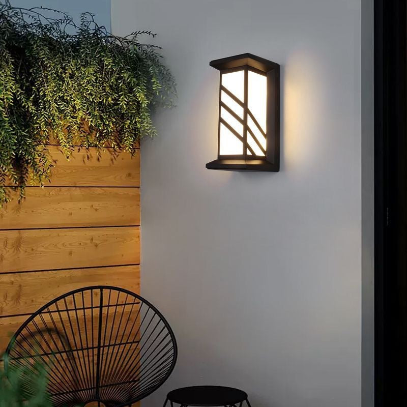 Lampa ścienna zewnętrzna LED Kennedy 12W czarno-biała