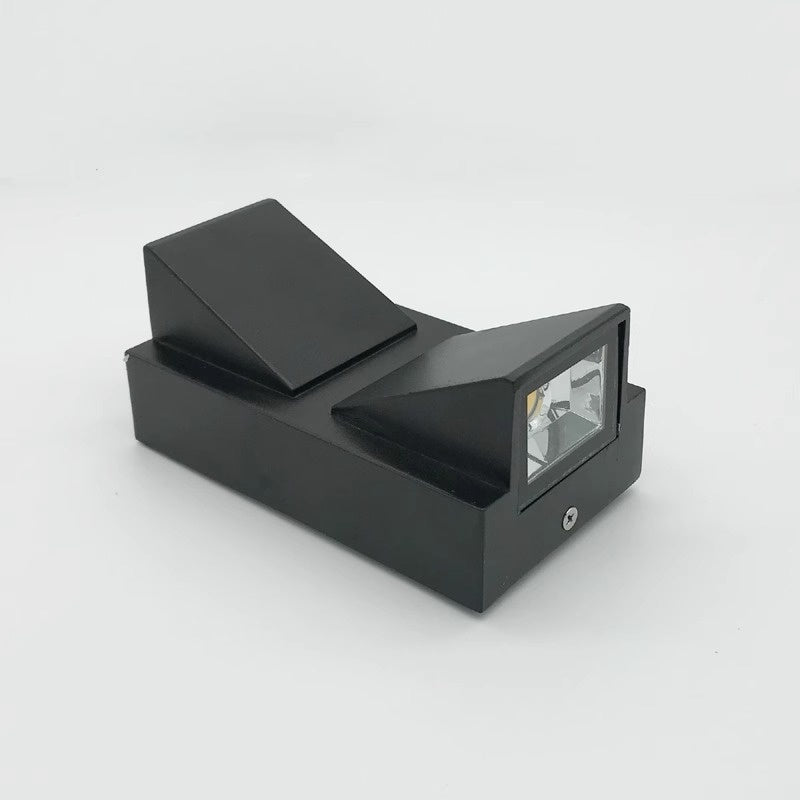 Fantas Kinkiet zewnętrzny i wewnętrzny LED, 4 źródła x 1 W, IP65, metaliczny, czarny, 3000 K