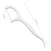 Zestaw 100 wykałaczek z nicią dentystyczną