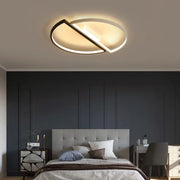 Żyrandol LED z pilotem VECTOR ARCUS 20W, 2 elementy, światło zimne/ciepłe/neutralne, ściemnialny, czarno-biały