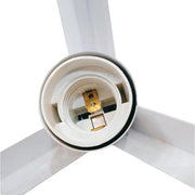 Żyrandol w kształcie sześcianu, STRUKTUR Linear Trio, 3x E27, biały, metal