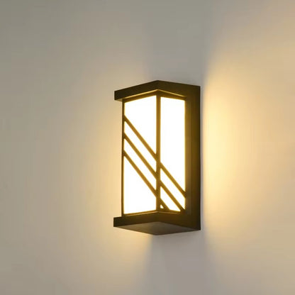 Lampa ścienna zewnętrzna LED Kennedy 12W czarno-biała