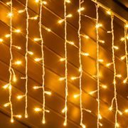 Kurtyna świetlna LED Instalacja świąteczna, ciepłe światło, 300 x 200 cm, 192 diody LED
