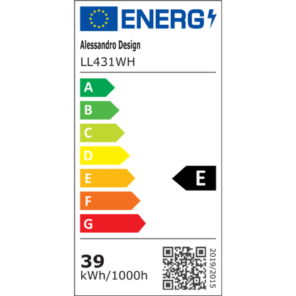 Żyrandol kryształowy LED ANASTASIA 39W, średnica 30cm, światło zimne/ciepłe/neutralne, biały