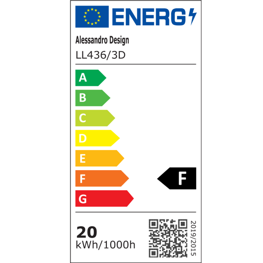 Żyrandol LED NEXA 3D, 36 W, średnica 24 cm, światło zimne/ciepłe/neutralne, kolor biały