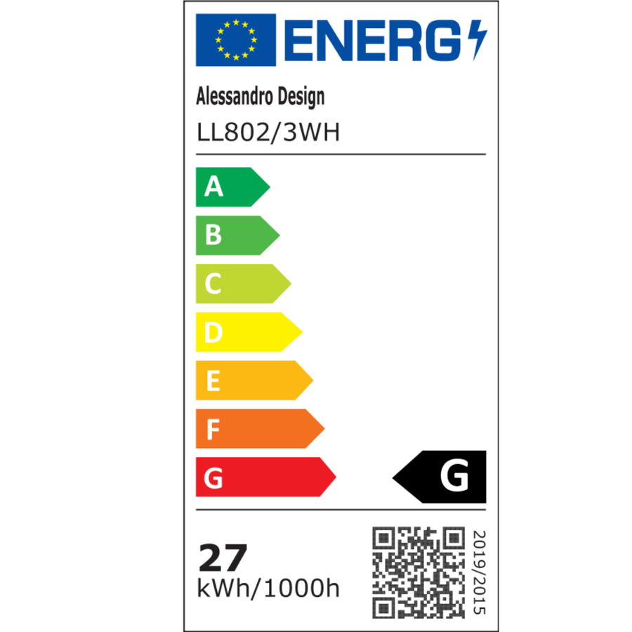 DUŻY żyrandol LED 27W, 3 kółka, światło neutralne, biały