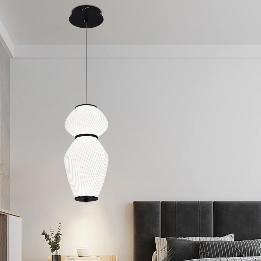 Lustra Suspendata LUMA, 33W, Lumina Calda/Rece/Neutra 3000K/4500K/6000K, Diametru 40.5 cm, Inaltime 16.5 cm, Alb, Plexiglas, Metal Lustre LED Default Title Alessandro Design