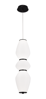 Żyrandol wiszący LT022/3WH, 3xE27, średnica 66 cm, wysokość 16,5 cm, IP20, biały, pleksiglas, żelazo, żarówki nie wchodzą w skład zestawu