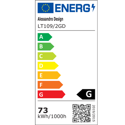 Zawieszany żyrandol LED z pilotem, kryształy K9, 73W, 2 koła, 60 cm, światło zimne/ciepłe/neutralne, możliwość przyciemniania, złoty, regulacja wysokości