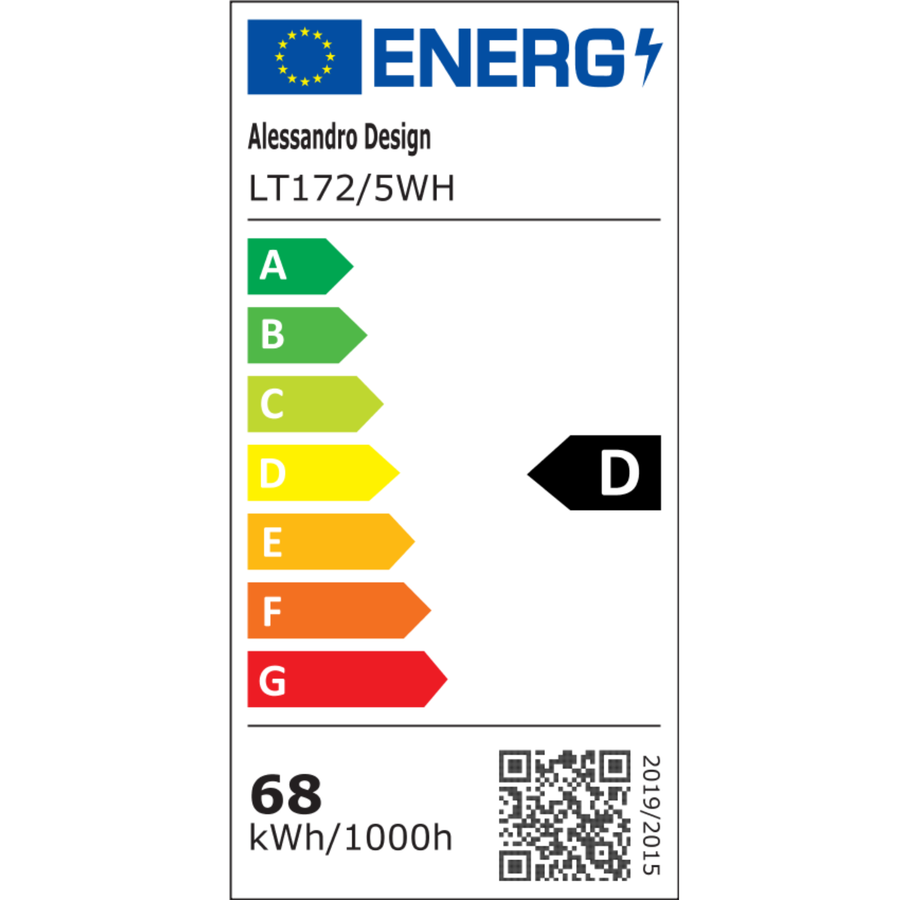 Żyrandol LED GIO ze zdalnym sterowaniem, 68 W, 5 elementów, światło chłodne/chłodne/neutralne, możliwość przyciemniania, biały