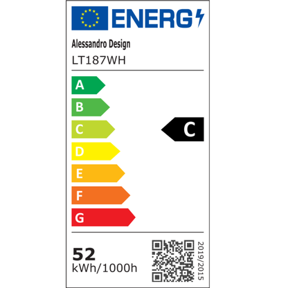 Żyrandol LED LT187WH, kryształ i metal, 52 W, możliwość przyciemniania, regulowana wysokość, światło zimne/ciepłe/neutralne, luksusowe oświetlenie