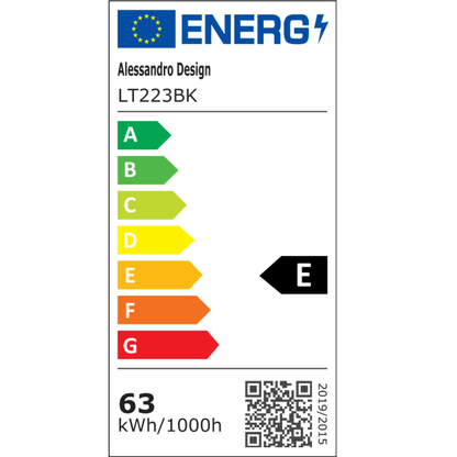 Żyrandol LED z pilotem HELIX 108W, światło zimne/ciepłe/neutralne, ściemnialny, czarny