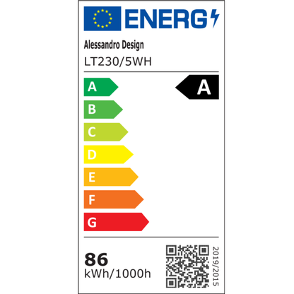 Żyrandol LED z pilotem LILY 86W, 5 elementów, światło zimne/ciepłe/neutralne, możliwość przyciemniania, biały