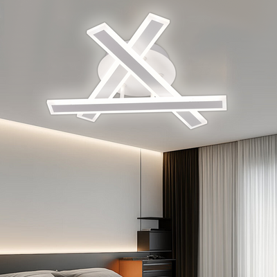Żyrandol LED z pilotem LT755/3WH, 62,2W, 40*5,5*10, IP20, światło zimne/ciepłe/neutralne, możliwość przyciemniania, biały, żelazo, pleksiglas