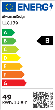 Żyrandol LED ROCKET 49W, średnica 49cm, światło zimne/ciepłe/neutralne, biały niebieski