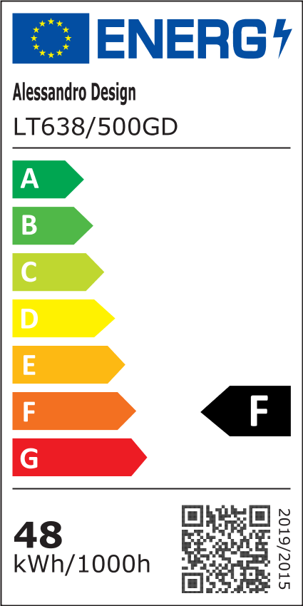 Żyrandol LED z pilotem GILDRA 48W, 2 kwadraty, światło zimne/ciepłe/neutralne, możliwość przyciemniania, złoty
