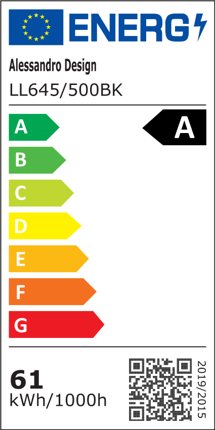 Żyrandol LED SKYForma Nexen, 61W, światło zimne/ciepłe/neutralne, czarny