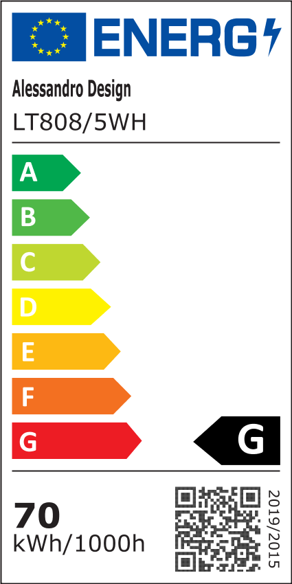 Żyrandol LED z pilotem ZOE 70W, 5 kwadratów, światło zimne/ciepłe/neutralne, możliwość ściemniania, biały