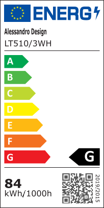 Żyrandol LED z pilotem LANDEN 184W, 3 elementy, światło zimne/ciepłe/neutralne, ściemnialny, biały