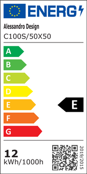 Okrągłe lustro LED, 50cm, Basic Touch