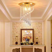 Kryształowy żyrandol LINDERHOF Petito, średnica 30 cm, 2xE14, błyszczące złote żyrandole i kryształy LED Domyślny tytuł Alessandro Design