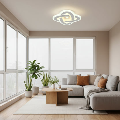 Żyrandol LED CRINELLA 45W, średnica 23cm, światło zimne/ciepłe/neutralne, biały żyrandol LED domyślny tytuł Alessandro Design