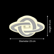 Żyrandol LED CRINELLA 45W, średnica 23cm, światło zimne/ciepłe/neutralne, biały żyrandol LED domyślny tytuł Alessandro Design