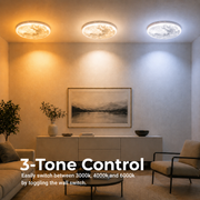 Żyrandol LED MARTE 41W, średnica 30cm, światło zimne/ciepłe/neutralne, biały