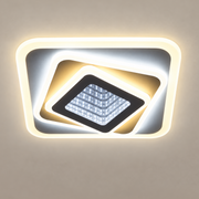 Żyrandol LED NEXA 3D 46W, Kwadrat, Światło Zimne/Ciepłe/Neutralne, Biały