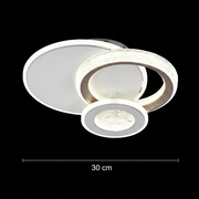 Żyrandol LED NYXORA 44W, 3 koła, światło zimne/ciepłe/neutralne, białe żyrandole LED domyślny tytuł Alessandro Design