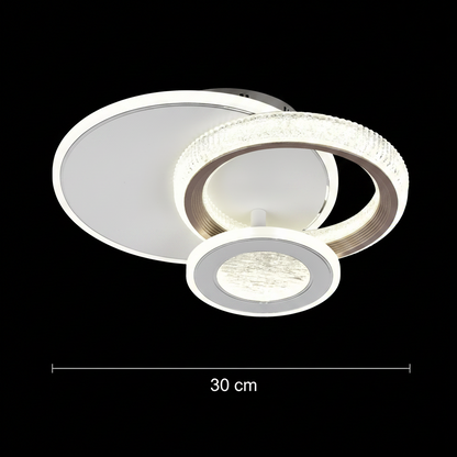 Żyrandol LED NYXORA 44W, 3 koła, światło zimne/ciepłe/neutralne, białe żyrandole LED domyślny tytuł Alessandro Design