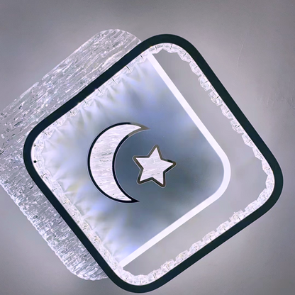 Żyrandol LED PERU 38W, 2 kwadraty, światło zimne/ciepłe/neutralne, białe żyrandole LED Domyślny tytuł Alessandro Design