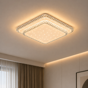Żyrandol LED QIKIQTAALUK, 40W, 38 x 38 cm, światło ciepłe/neutralne/zimne, biały