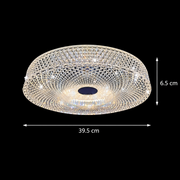 Lustra LED RADIAN Nobile, 43W, Diametru 39.5 cm, Lumina Calda/Neutra/Rece, Alb Lustra LED Default Title Alessandro Design