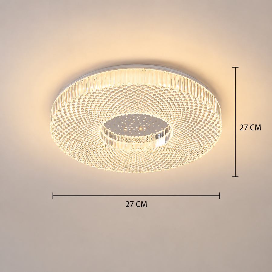 Żyrandol LED RADIAN Petito, 21W, średnica 27 cm, światło ciepłe/neutralne/zimne, biały