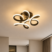 Żyrandol LED VERTEX HELIX, 65W, światło zimne/ciepłe/neutralne, czarny