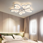 Żyrandol LED z pilotem BLOSSOM 95W, 5 płatków, światło zimne/ciepłe/neutralne 3000K/4000K/6000K, możliwość przyciemniania, białe, metalowe i akrylowe Żyrandole LED z pilotem Domyślny tytuł Alessandro Design
