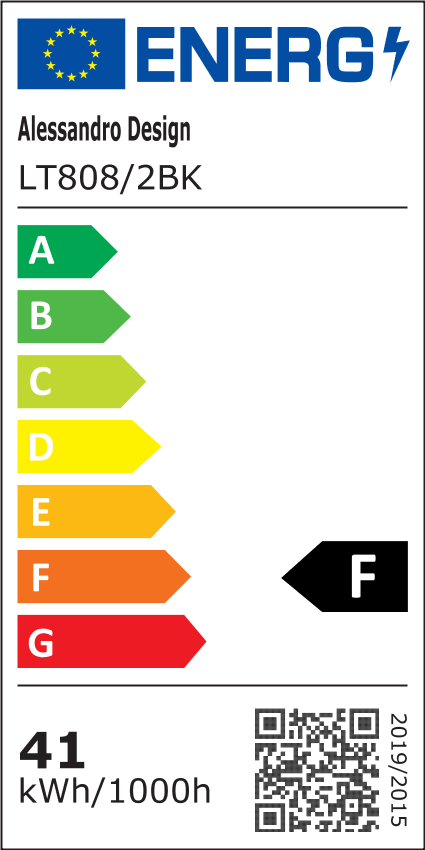 Żyrandol LED z pilotem ZOE 41W, 2 kwadraty, światło zimne/ciepłe/neutralne, możliwość ściemniania, czarny