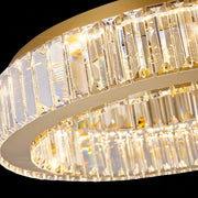 Żyrandol LED z pilotem i kryształem VERTUS 18W, 30cm, Okrąg, Światło zimne/ciepłe/Neutralne, Możliwość ściemniania, Chromowany Żyrandol LED z pilotem Domyślny tytuł Alessandro Design