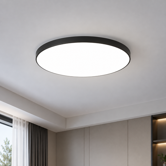 Lampa sufitowa LED SOLIS 27cm 20W Zimne światło, kolor czarny
