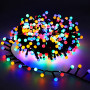Mini Balls Liniowa instalacja świąteczna, światło wielokolorowe, 1000cm, 300 diod LED, IP44