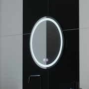 Okrągłe lustro LED 50 cm Lucea Touch Demister System Lustra Korman E Domyślny tytuł Alessandro Design