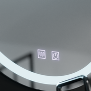Okrągłe lustro LED 50 cm Lucea Touch Demister System Lustra Korman E Domyślny tytuł Alessandro Design