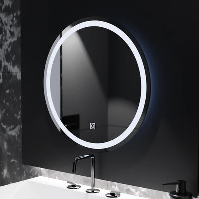 Okrągłe lustro LED, 70 cm, Basic Touch