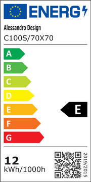 Okrągłe lustro LED, 70cm, Basic Touch